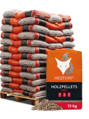 Heizfuxx Holzpellets - Premiumqualität A1 zertifizierter Brennstoff